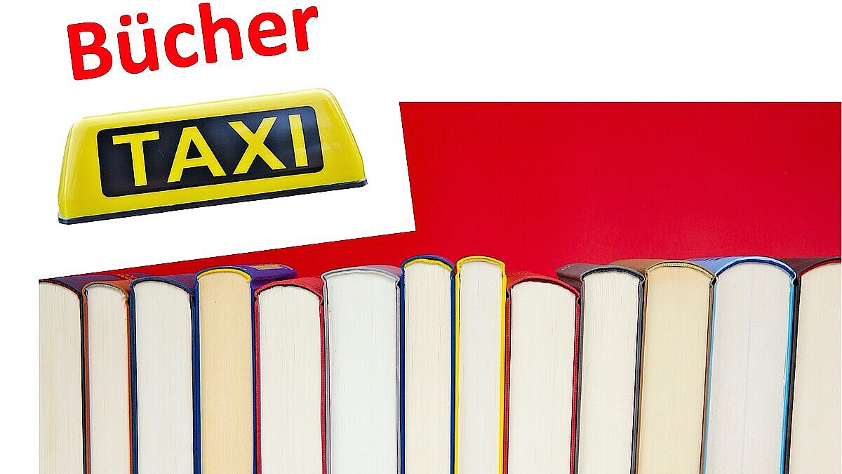 Das Bücher-Taxi bringt Lesestoff nach Hause